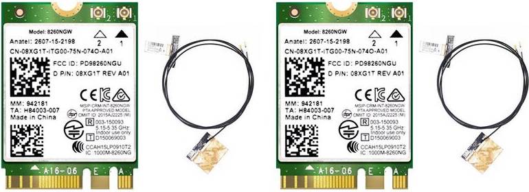 2X 8260 WiFi Card Module