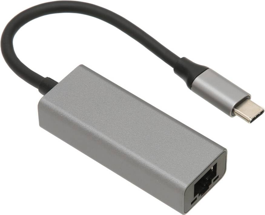 Plug And Play Ethernet Adapter USB Type C To RJ45 High Speed