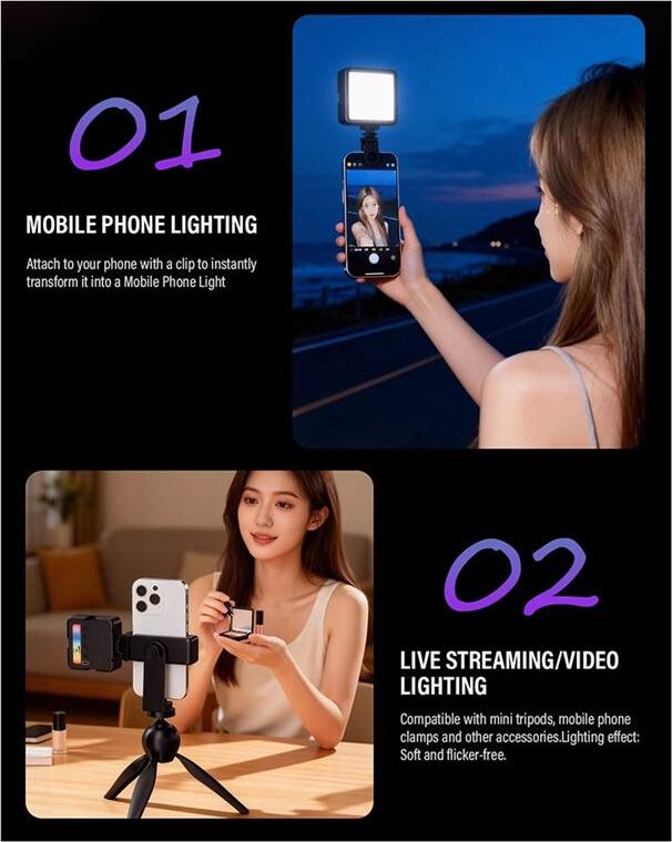 LED Fill Light RGB Full-Color