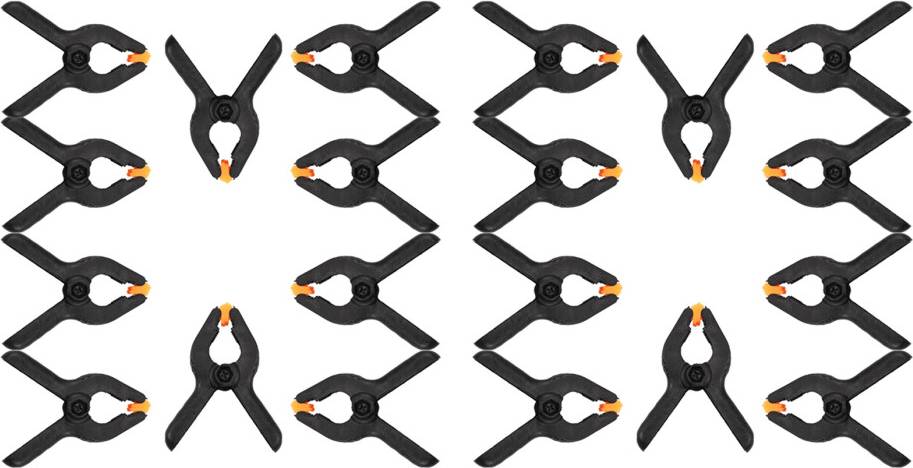 20Pc Photo Studio Light Background Clips