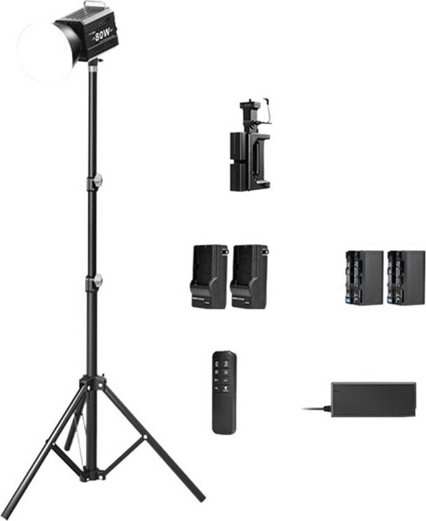 80W COB Camera Light Outdoor Kit