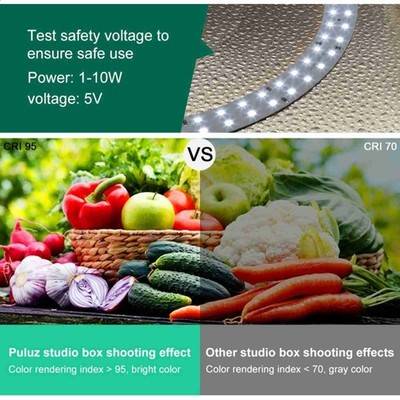 Mini Photo Studio Lightbox With 6 Color Backdrops