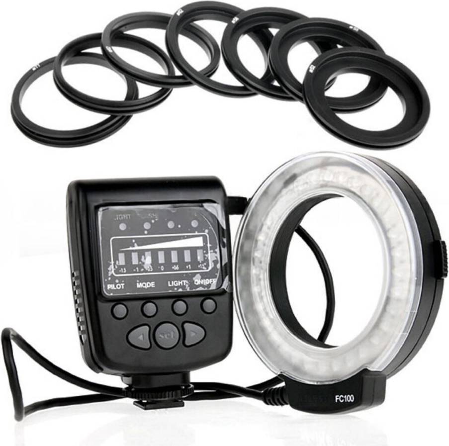 Universal LED Ring Flash Video Camera Fill Light Kit