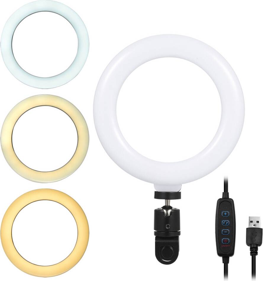 6-Inch Dimmable USB Ring Light