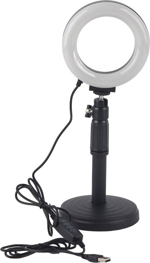 Compact Lightweight Desk Ring Light