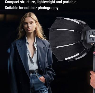 Octagonal Softbox Mount Cob Fill Light