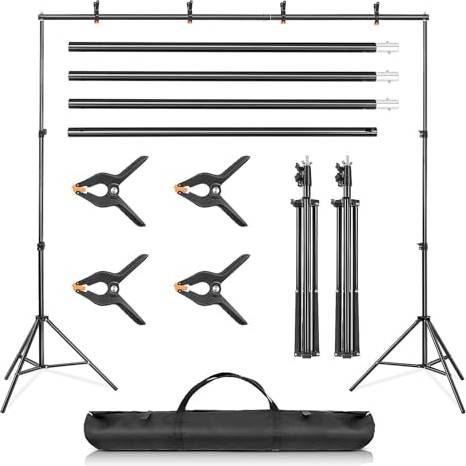 Professional Adjustable Backdrop Stand Kit