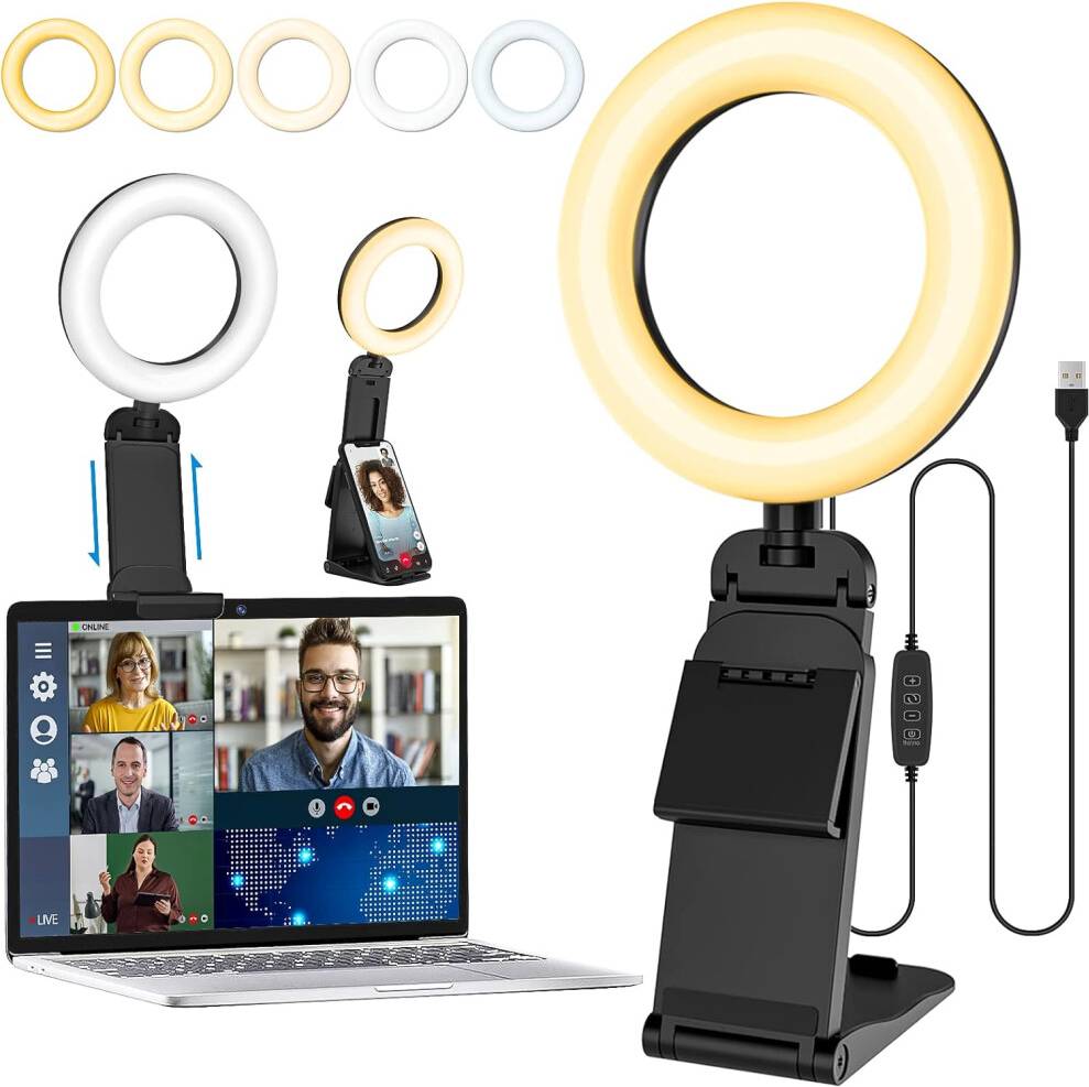 Ring light tripod 5 Inch LED Ring Light With Tripod