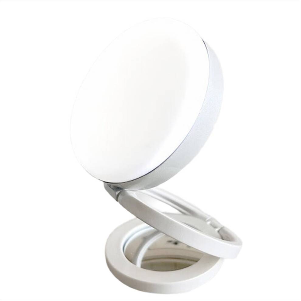 Foldable Mini LED Selfie Light with Mirror