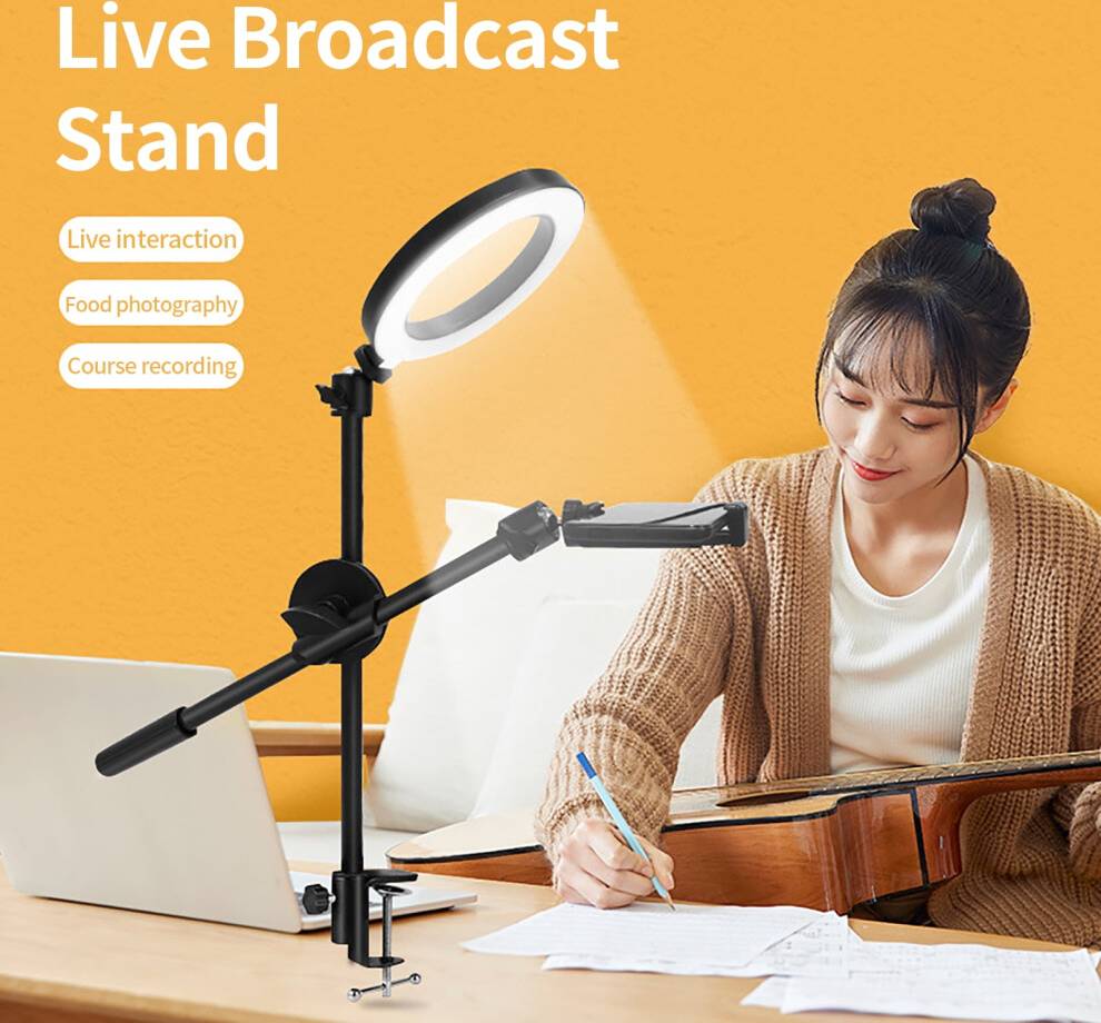 Ring light with stand Live Broadcast Stand 360 Rotation LED Ring Light