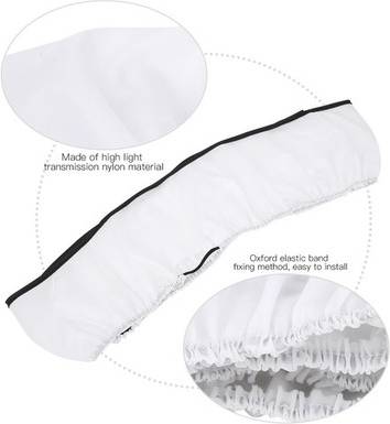 Collapsible Led Light Softbox Diffuser 18in