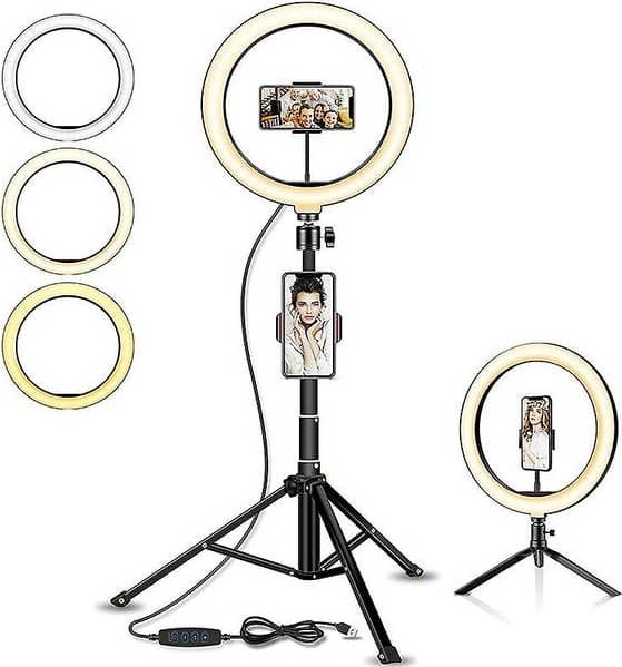 Ring light tripod LED Ring Light With Extendable Tripod