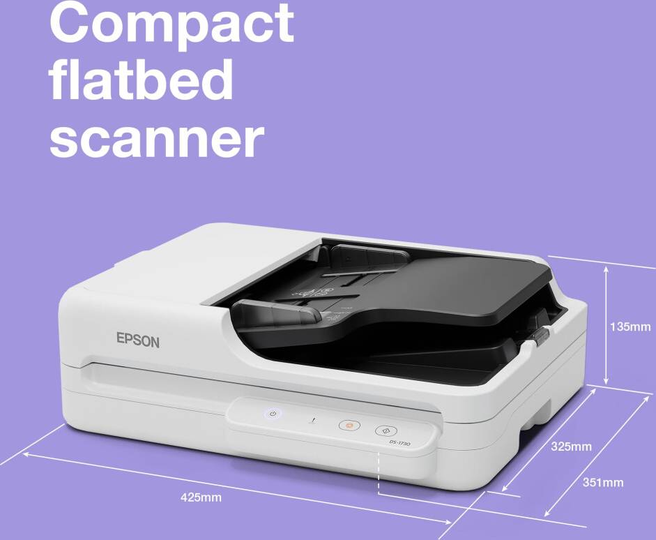 Epson WorkForce DS-1730 Compact Flatbed Scanner