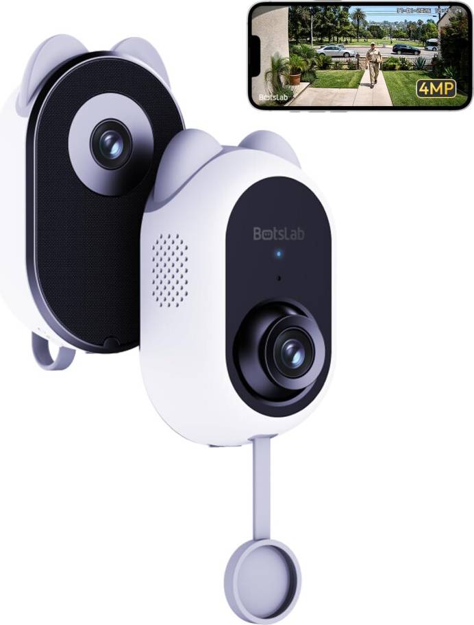 Dual Lens Window Camera 4MP Night Vision