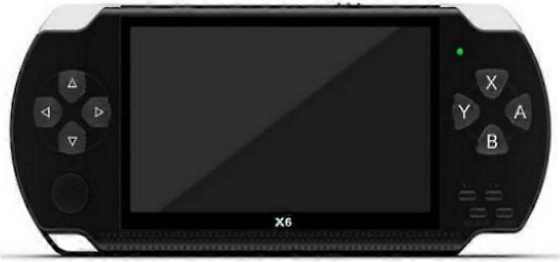 X6 4.3 Inch 64-Bit Handheld Game Console