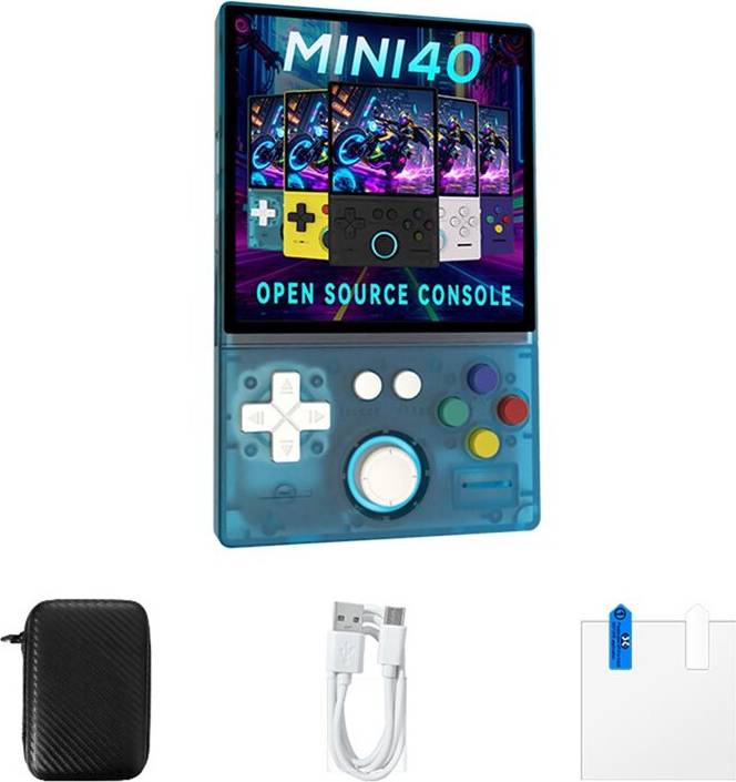 Mini40 4.0 Inch Retro Gameconsole Met Open Source Linux Systeem