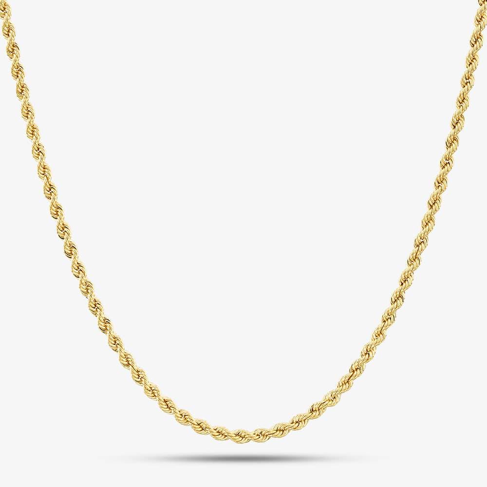 9ct gold chain Gold Classic 9ct Yellow Rope Chain
