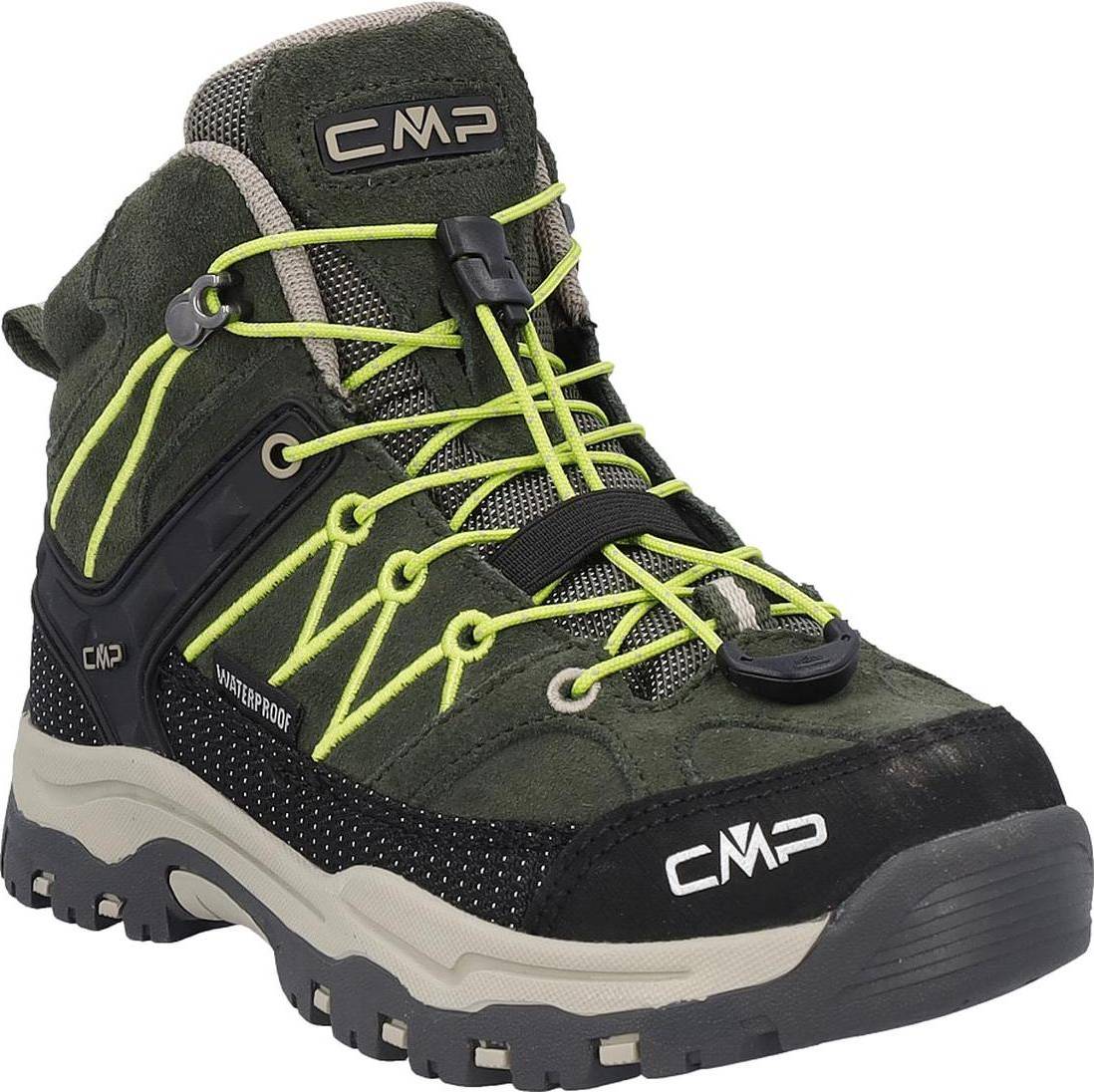 CMP Kinder Rigel Mid WP Trekkingschuhe - Gruen