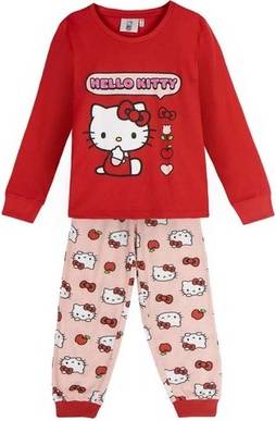 Hello Kitty Pyjamas - Rød/Lyserød