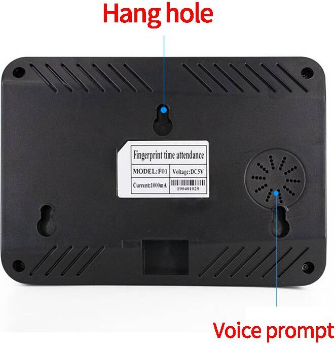 Fingerprint Attendance Machine LCD Display