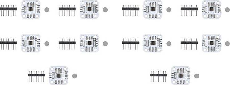 Typecat 10 Pièces AS5600 Encodeur Magnétique 12Bit