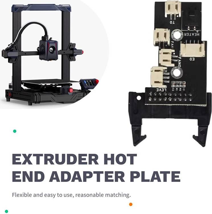 2PC Extruder Hot End Adapter Plate Board