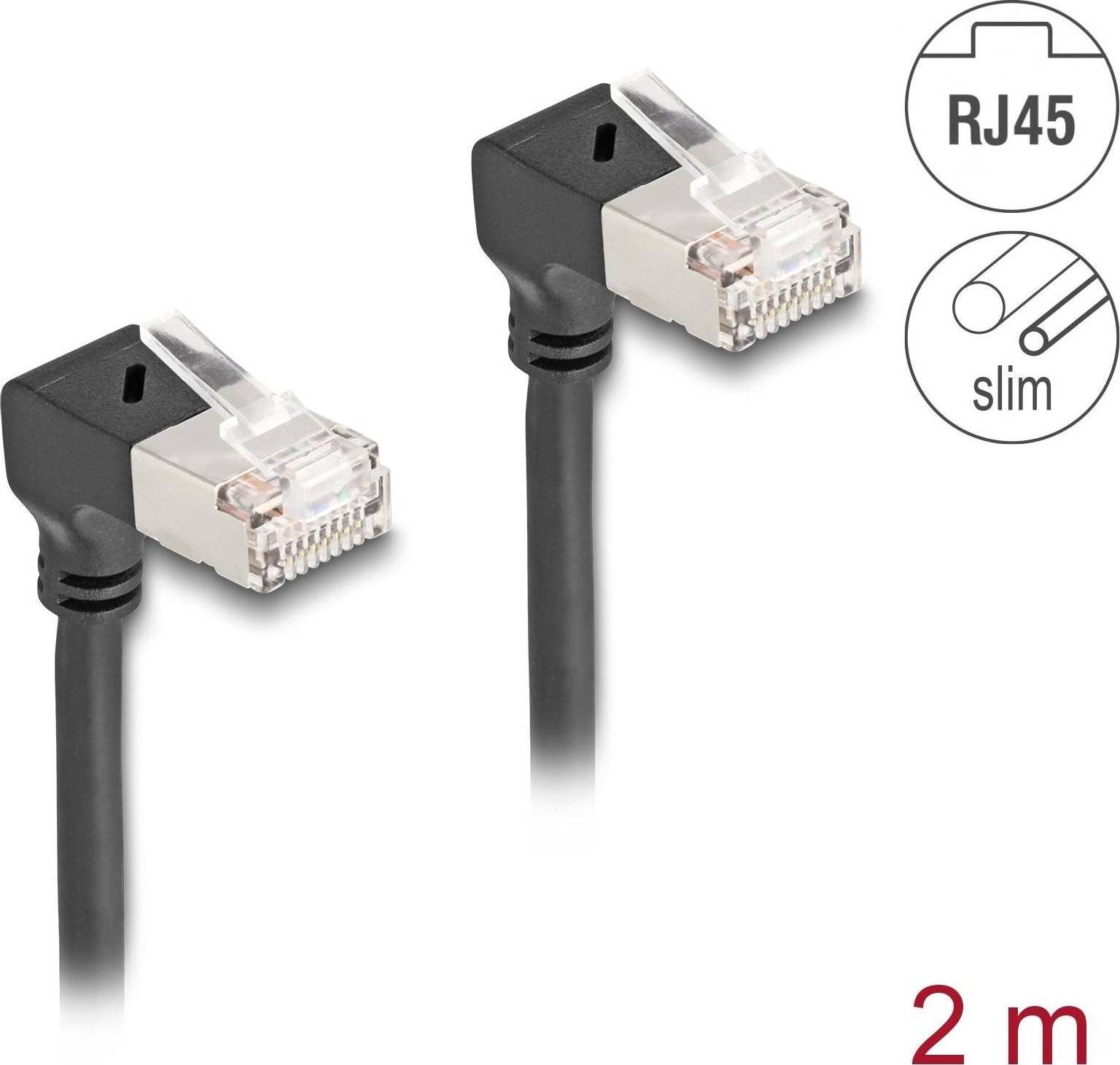 DeLock Netværkskabel RJ-45 Sort