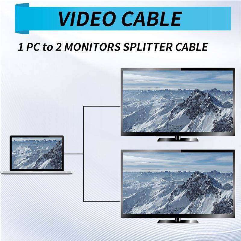 Typecat Monitor Splitter Cable For VGA Video