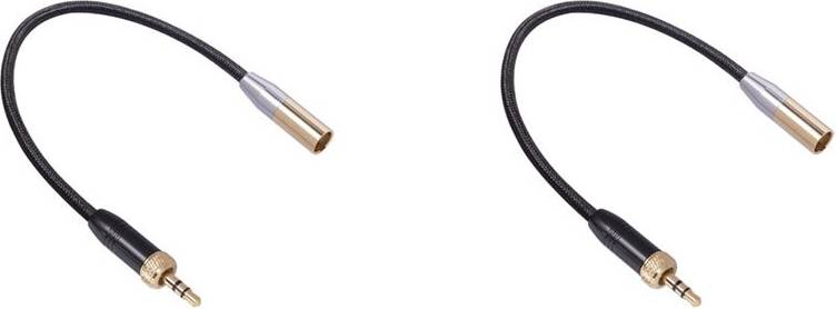 2X Audio Mic Cable Internal Thread 3.5MM