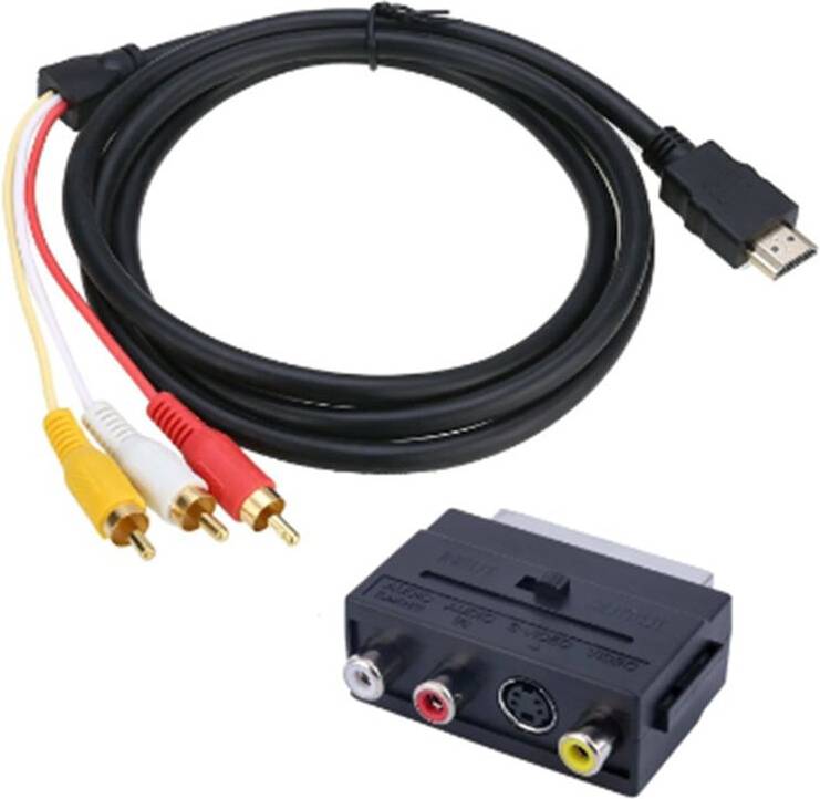Scart adapter Typecat 2-In-1 Adapter Cable for RCA Scart