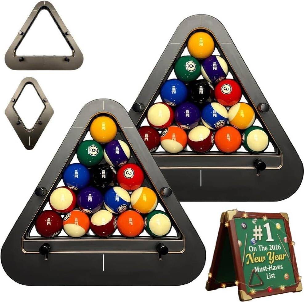 8-Ball Pro Precision Billiard Tight Rack