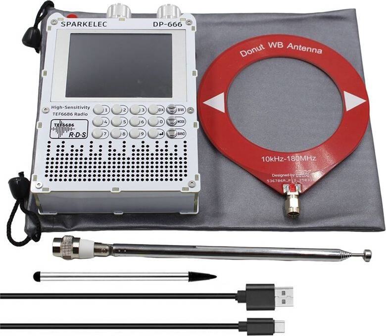 Typecat DP-666 Radio High Sensitivity ESP32 RDS 2.8 Inch
