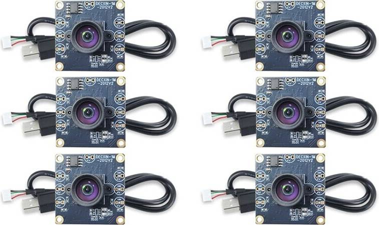 Typecat 6Pcs 100 Degree Camera Module 1MP