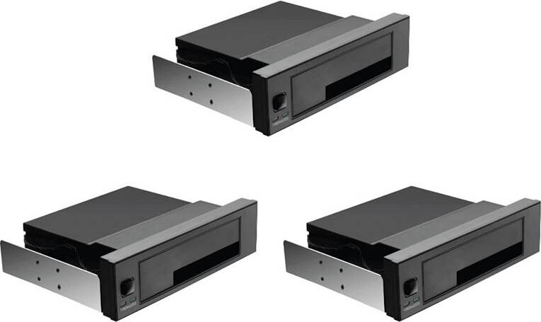 Torribaly 5.25 Inch Internal Tray-Less Bay III Hard Drive Enclosure Rack