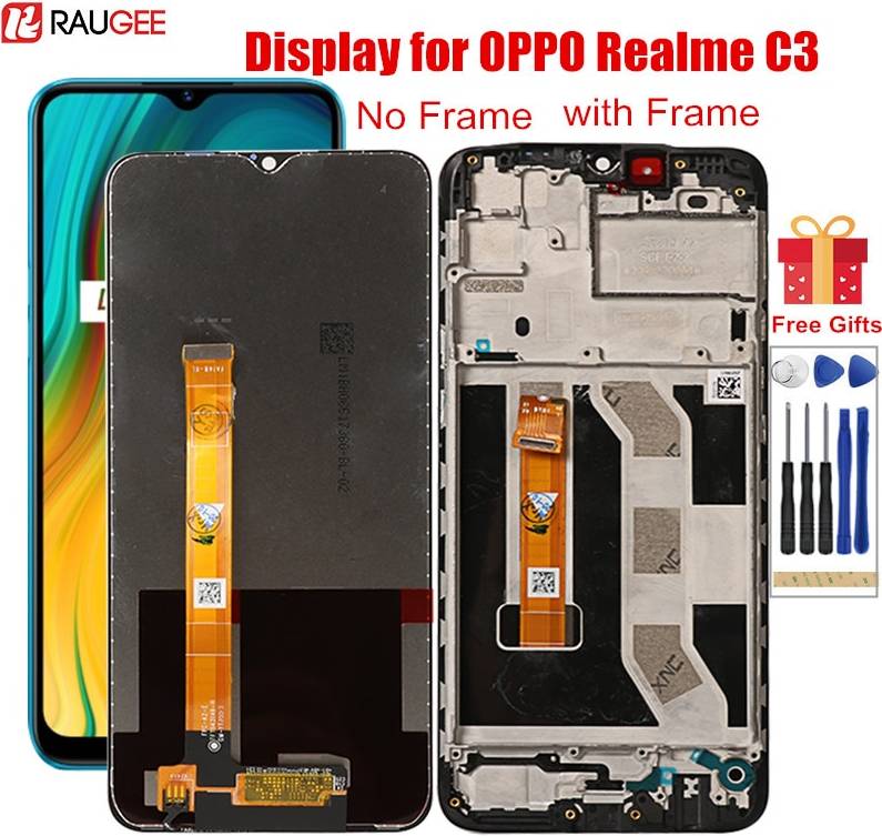 realme Lcd Display Met Frame Digitizer Touch Screen Vervanging