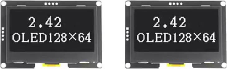 Torribaly 2pcs 2.42 Inch OLED Display Module