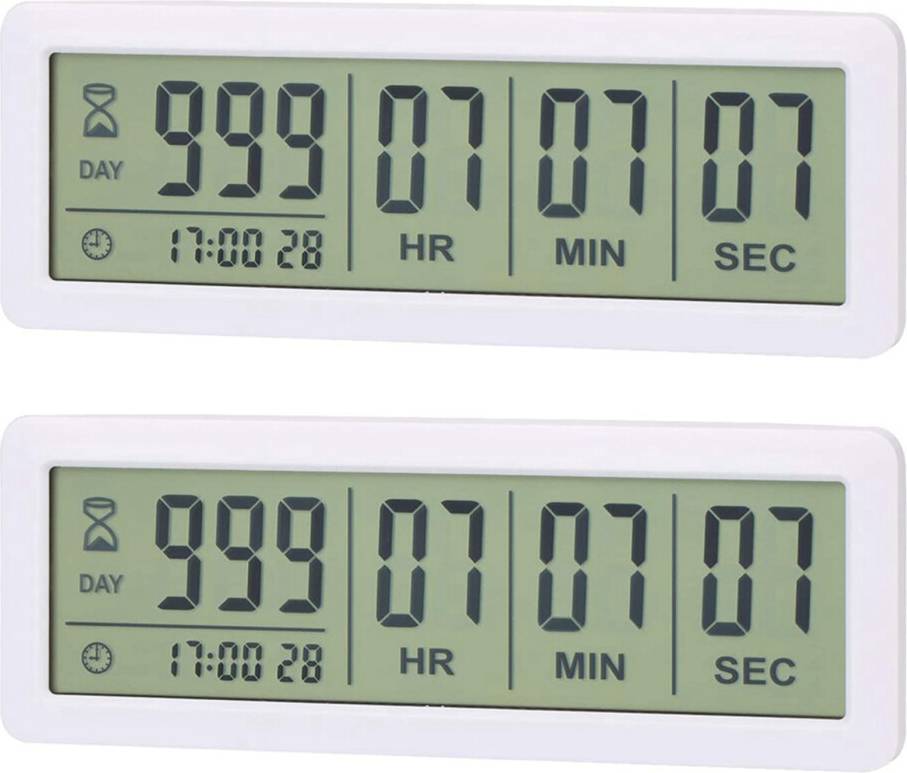 Exogio Digital Countdown Days Timer White