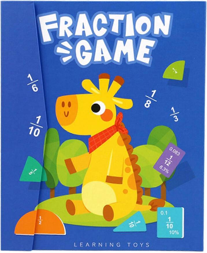 Magnetic tiles Magnetic Fraction Tiles Circles Educational Math Puzzle