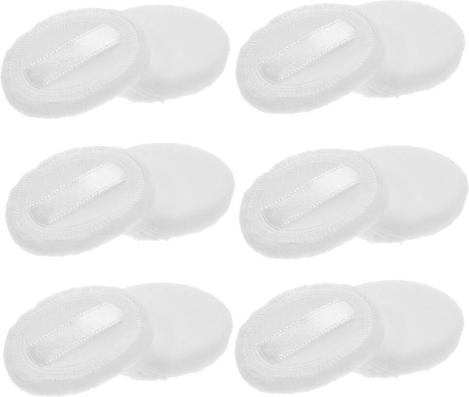 Solustre Supple Small Rounded Makeup Puffs