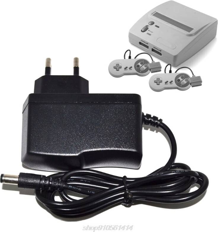 Transformator Eu Plug Adapter Voor N Snes Lader Rood Wit Machine Transformator J18