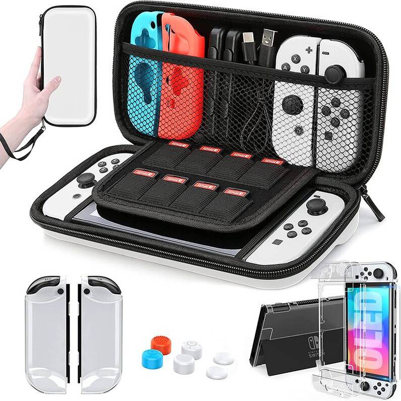 Switch OLED Model Carrying Case 9 in 1 Kit