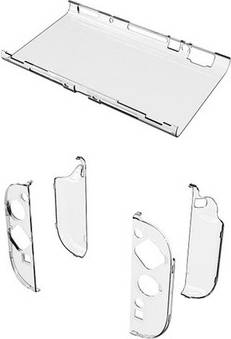 Sodial Transparent Split Case For 2 Split Console Clear