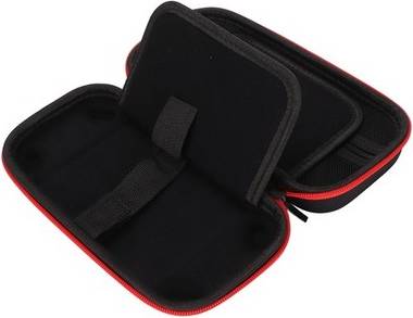 Red Zipper Regular Game Console Storage Bag