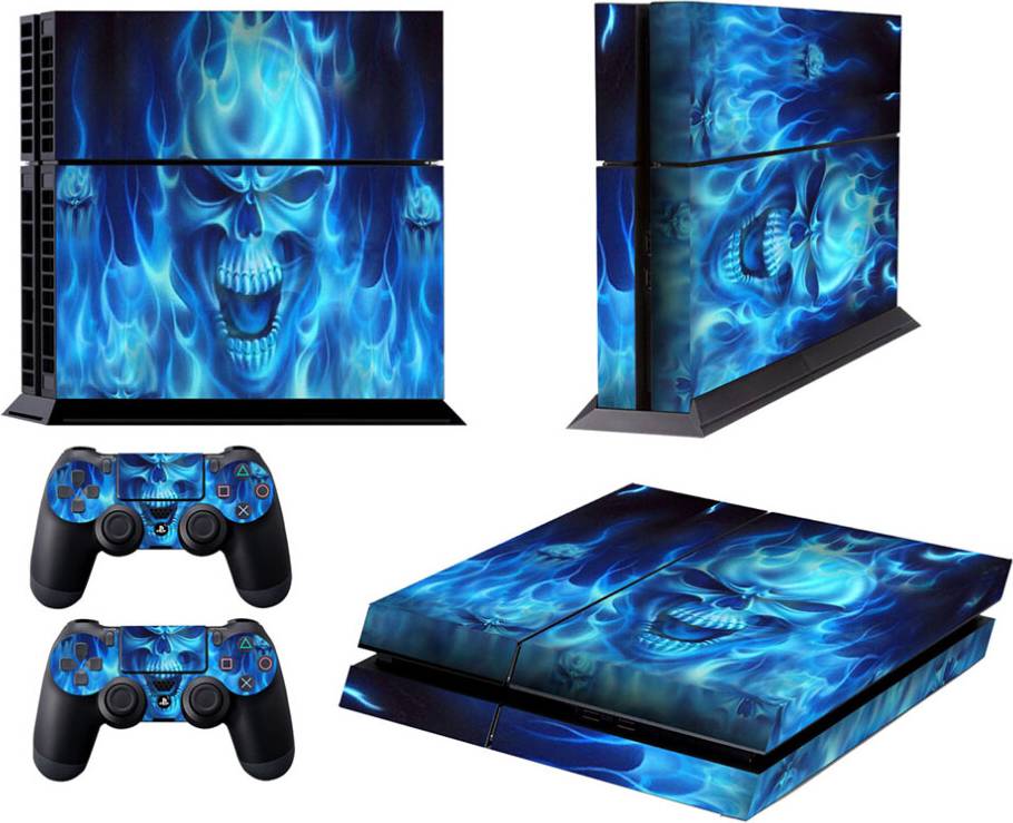 Customized Playstation 4 Console Vinyl Decal Sticker