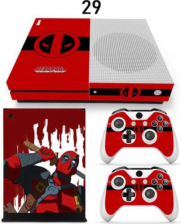 Vinyl Sticker Wrap Skin Decal Set Xbox One S