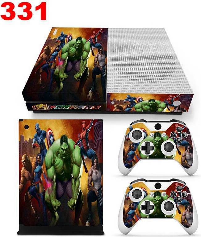 Vinyl Sticker Wrap Skin Decal Set Xbox One S
