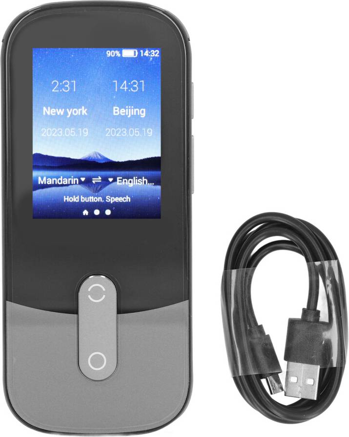 Portable Voice Translator with Photo Translation