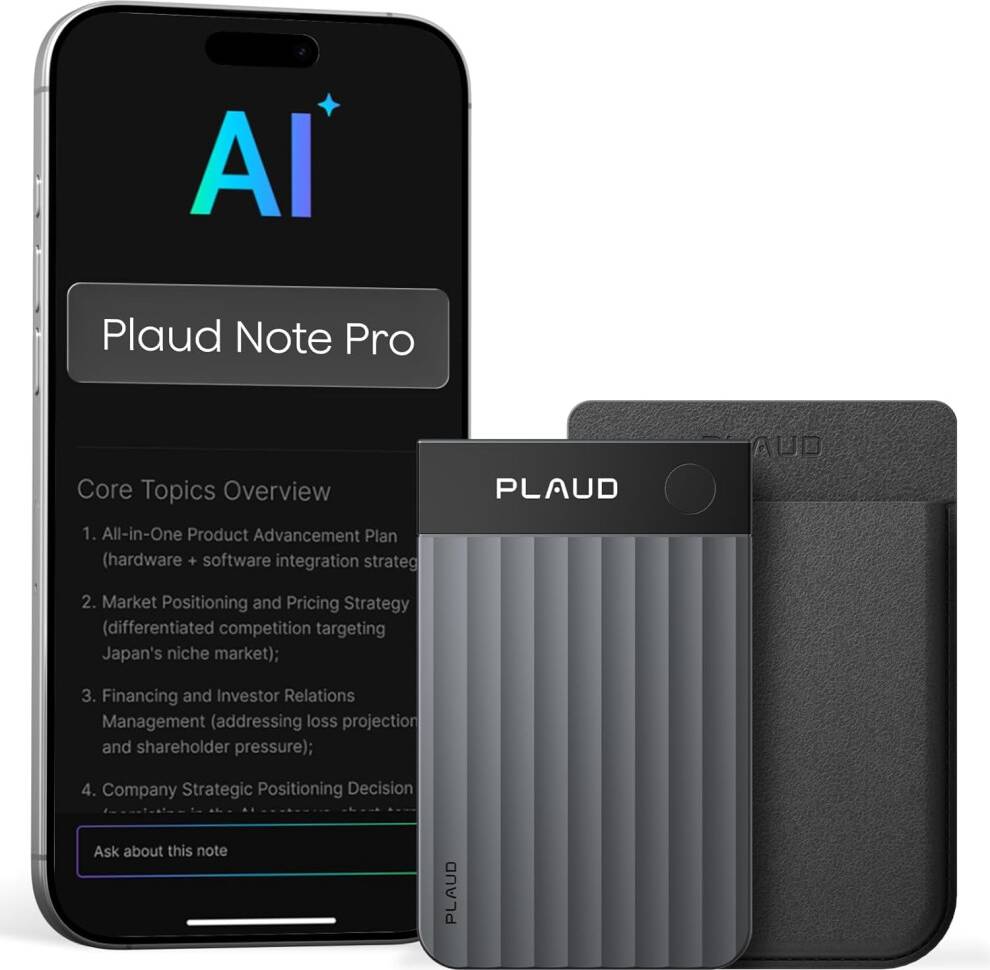 Plaud note Plaud Note Pro AI Voice Recorder Transcribe Summarize