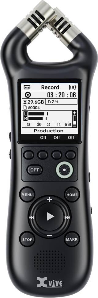 Xvive XV1-R Portable Stereo Audio Recorder