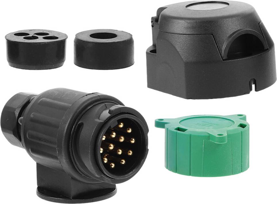 13 pin trailer plug Happyyami 13 Pin Trailer Plug Adapter Set